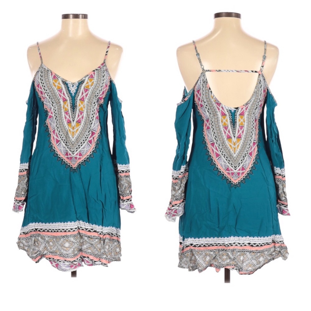 Teal Xhilaration Dress